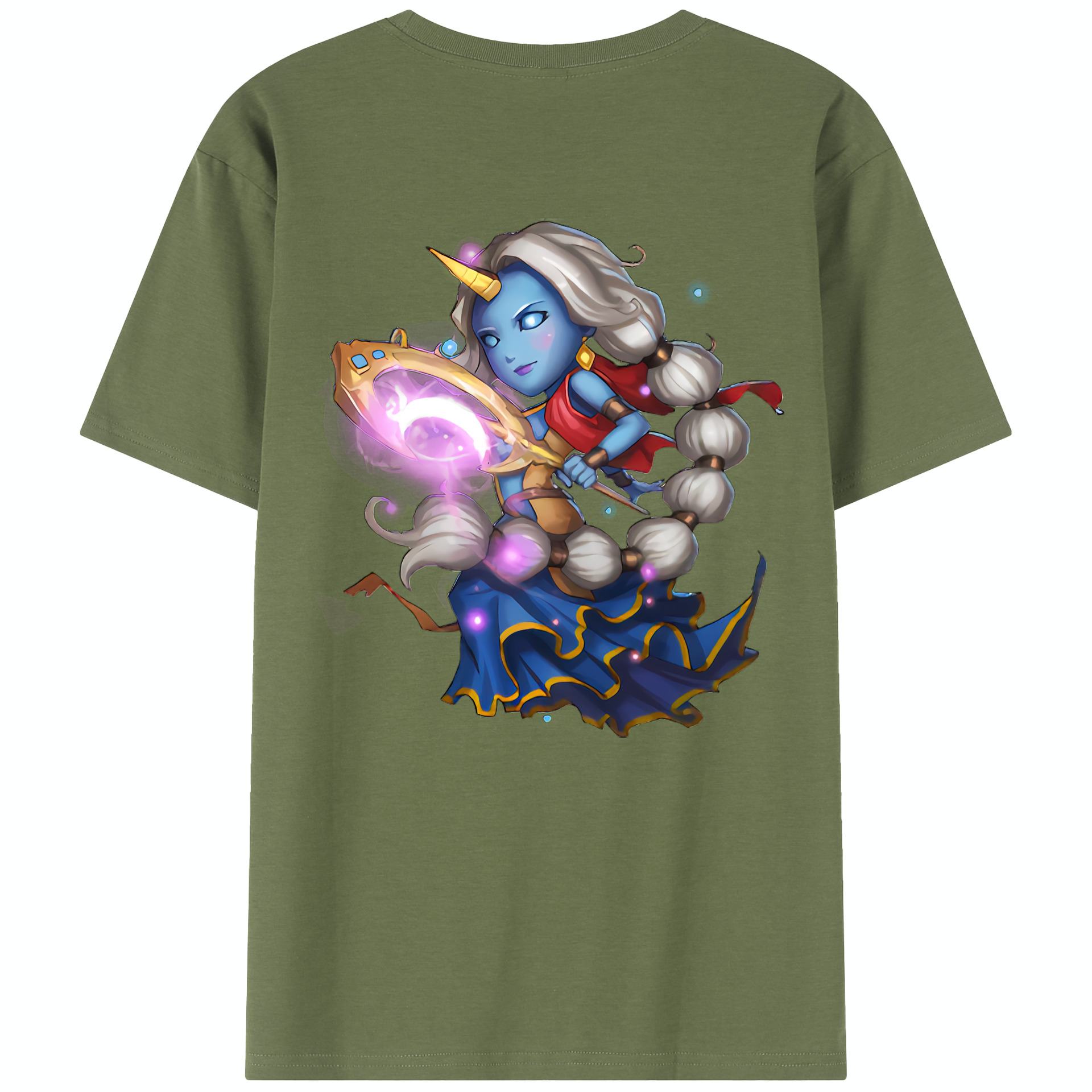リーグ・オブ・レジェンド League of Legends LOL 綿100％半袖Tシャツ（背面プリント）